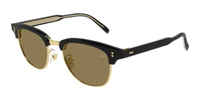 Dunhill Du0099s 001 Men's Sunglasses Gold Size 50 In Multi