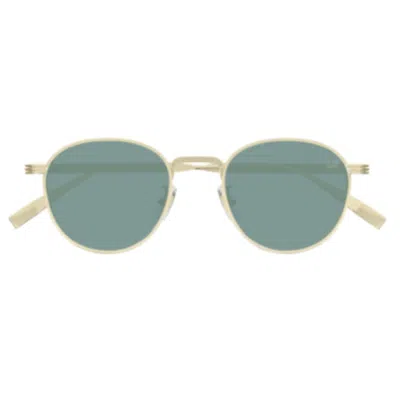 Dunhill Du0102s-004gold-gold-blue In Multi