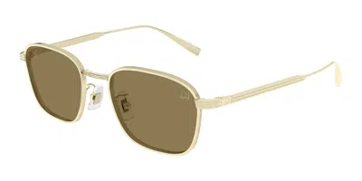 Dunhill Du0103s 001 Men's Sunglasses Gold Size 51