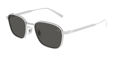 Dunhill Du0103s 002 Men's Sunglasses Silver Size 51