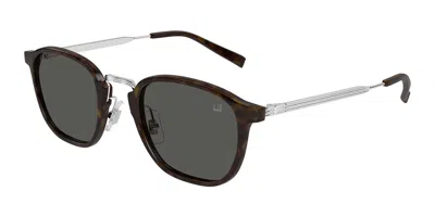 Dunhill Du0105sa Asian Fit 002 Men's Sunglasses Tortoiseshell Size 51 In Brown