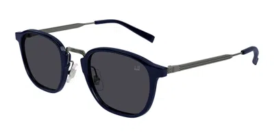 Dunhill Du0105sa Asian Fit 003 Men's Sunglasses Blue Size 51