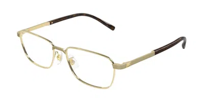 Dunhill Du0109oj Vestibilità Orientale 001 Occhiali Da Vista Oro Per Uomo (solo Montatura) In Gold