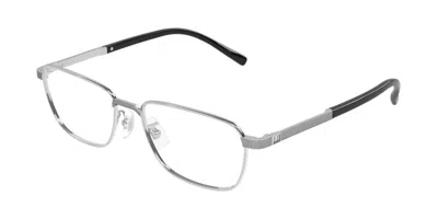 Dunhill Du0109oj Vestibilità Orientale 002 Occhiali Da Vista Argentati Per Uomo (solo Montatura) In Silver