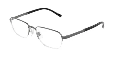 Dunhill Du0110oj Vestibilità Orientale 003 Occhiali Da Vista Argentati Per Uomo (solo Montatura) In Gray