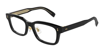 Dunhill Du0112oj Asian Fit Men's Glasses, Black, Size 53