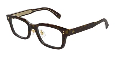 Dunhill Du0112oj Asian Fit Men's Glasses, Tortoiseshell, Size 53 In Brown