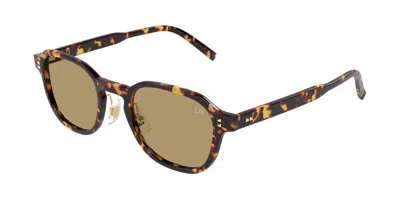 Dunhill Du0114s 003 Occhiali Da Sole Tartarugatishell Per Uomo In Brown