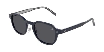 Dunhill Du0114s 005 Occhiali Da Sole Blu Per Uomo In Blue