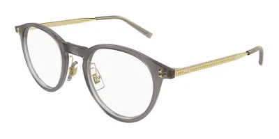 Dunhill Du0126o 004 Occhiali Da Vista Grigi Per Uomo (solo Montatura) In Gray