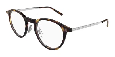 Dunhill Du0126o 003 Occhiali Da Vista Tartarugatishell Per Uomo (solo Montatura) In Brown