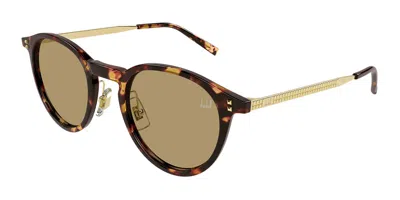 Dunhill Du0126s 002 Occhiali Da Sole Tartarugatishell Per Uomo In Brown