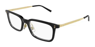 Dunhill Du0128o Vestibilità Orientale 001 Occhiali Da Vista Neri Per Uomo (solo Montatura) In Black