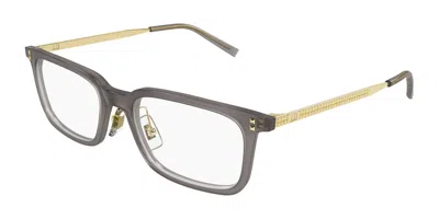 Dunhill Du0128o Vestibilità Orientale 008 Occhiali Da Vista Grigi Per Uomo (solo Montatura) In Gray