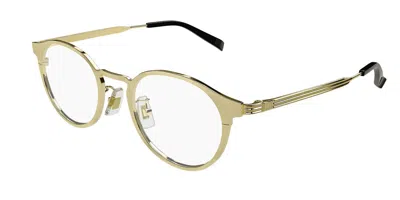 Dunhill Du0141oj Vestibilità Orientale 003 Occhiali Da Vista Oro Per Uomo (solo Montatura) In Gold