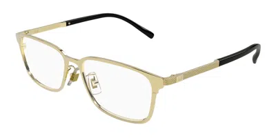 Dunhill Du0142oj Vestibilità Orientale 003 Occhiali Da Vista Oro Per Uomo (solo Montatura) In Gold
