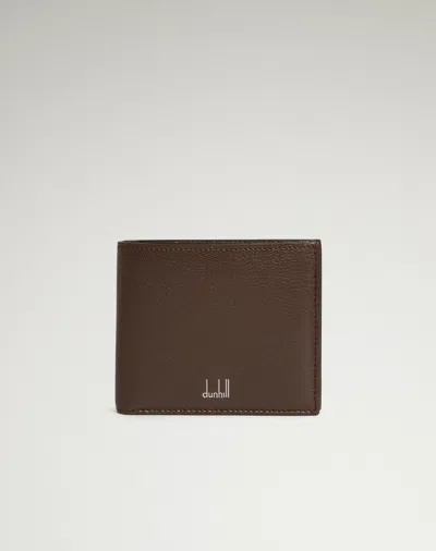 Dunhill Duke Fine Leather 4cc&cp Billfold In Brown