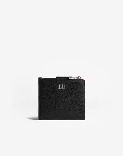 Dunhill Duke Fine Leather Coin Purse Billfold Wallet In Black