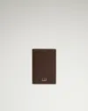Dunhill Duke Fine Leather Business Card Case In Brown
