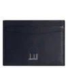 Dunhill Duke Fine Leather Card Case In Blue
