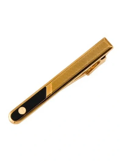 Pre-owned Dunhill Enamel Logo Tie Clip In Multi