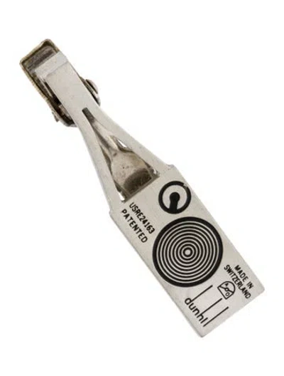 Pre-owned Dunhill Enamel Tie Bar In Black
