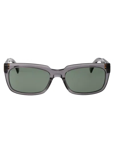 Dunhill Du0056s Sunglasses In 003 Grey Grey Green