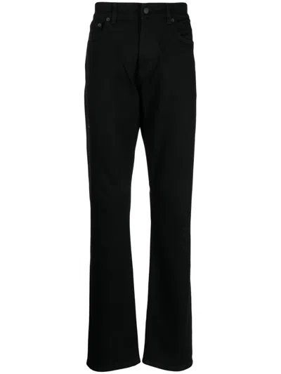 Dunhill Five-pocket Straight-leg Trousers In Schwarz