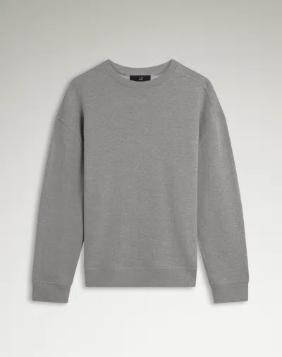 Dunhill French Terry Cotton Sweatshirt In Gray