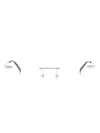 Dunhill Geometric-frame Glasses In 黑色