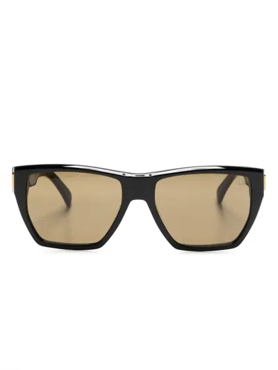 Dunhill Geometric-frame Sunglasses In Black