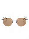 Dunhill Geometric-frame Sunglasses In Grau