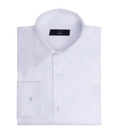 Dunhill Giza Cotton Formal Shirt In White