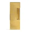 Dunhill Gold-plated Rollagas Hobnail Lighter In Gold