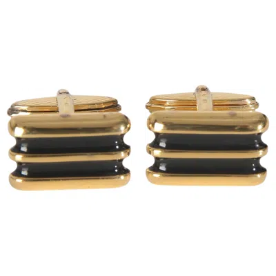 Pre-owned Dunhill Gold-plated Vintage Cufflinks In Multi