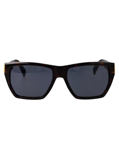 Dunhill Havana Acetate Sunglasses In Multi