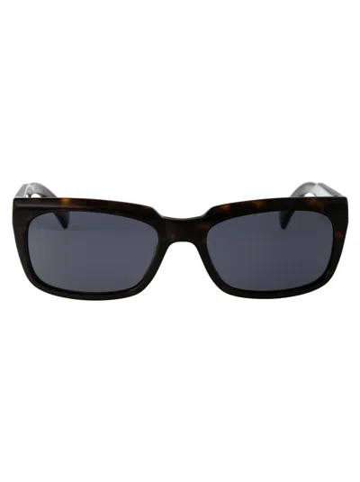 Dunhill Havana Acetate Sunglasses In Grey