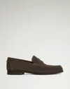 Dunhill Heddon Flex Suede Loafers