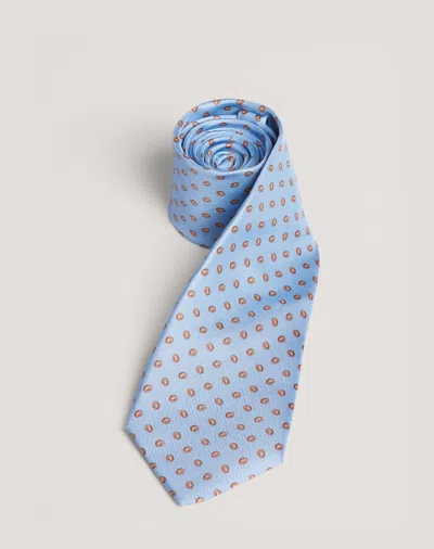 Dunhill Hex Bolt Printed Silk Tie