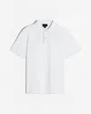 Dunhill Insignia Cotton Short Sleeve Polo In White
