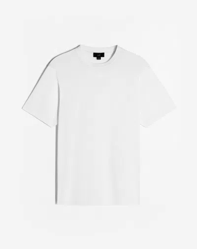 Dunhill Insignia Cotton Short Sleeve T-shirt In White