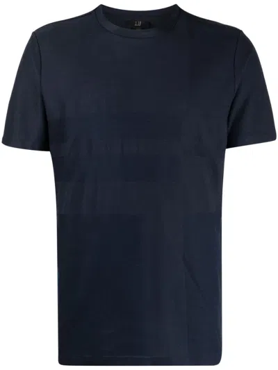 DUNHILL JACQUARD CREW-NECK T-SHIRT