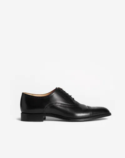 Dunhill Kensington Oxford Semi-brogue In Black