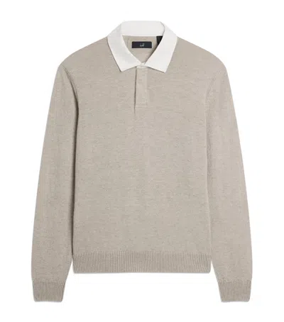 Dunhill Knitted Rugby Sweater In Neutral