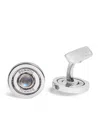 Dunhill Labradorite Gyro Cufflinks In Silver
