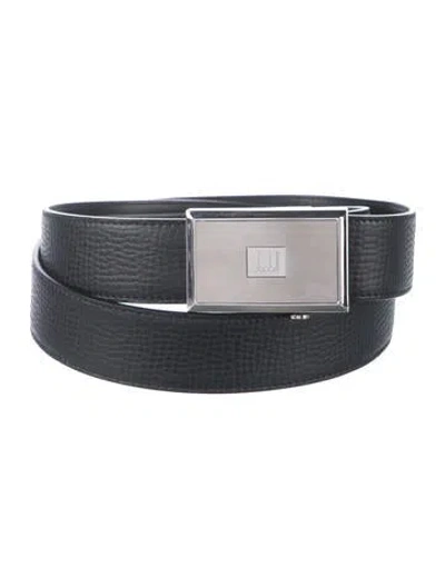 Pre-owned Dunhill Leather Belt In Black