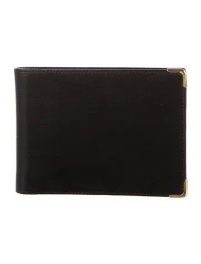Pre-owned Dunhill Leather Bifold Wallet In Black