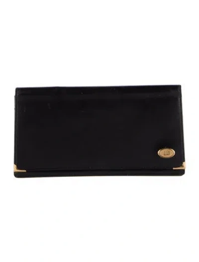 Pre-owned Dunhill Leather Bifold Wallet In Black