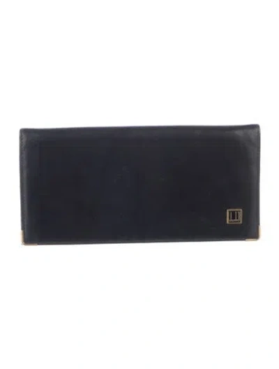 Pre-owned Dunhill Leather Bifold Wallet In Black