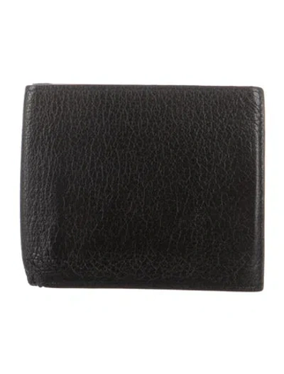 Pre-owned Dunhill Leather Bifold Wallet In Black